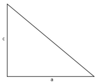 Площадь прямоугольного треугольника